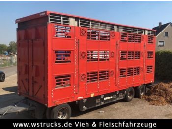 Pezzaioli RBA 32  3 Stock , Hubdach  - Eläinten kuljetus perävaunu