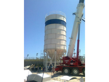 Constmach Zementsilo mit einer Kapazität von 500 Tonnen - Betonikone