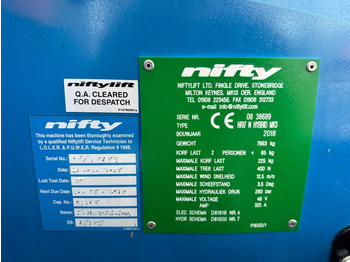 Niftylift hr17 N Hybrid - Henkilönostin: kuva Niftylift hr17 N Hybrid - Henkilönostin
