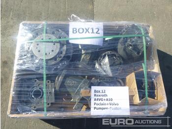  Pallet of Assorted Rexroth A4VG, A10 Poclain Volvo Pumps - Varaosat